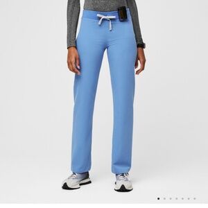 Figs Livingston Scrub Pants Ceil Blue